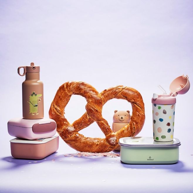 Sladěná svačinka 🥨 #lahevprodeti #nerezovalahev #svacinovybox #design #ekologickevyrobky #ekoprodukty